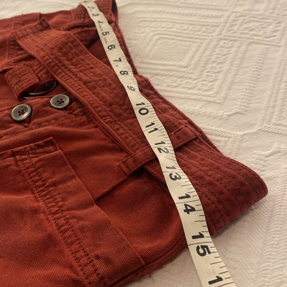 Free People 💐 high waisted brick red slim flare jeans - Picture 10 of 14